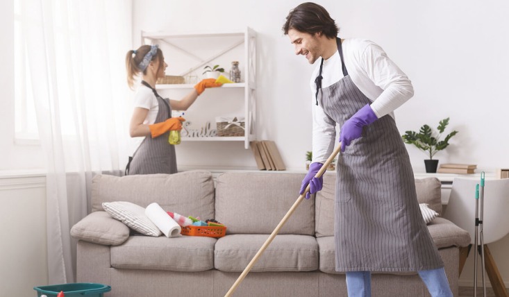 How long will it take a cleaning service to clean my home?